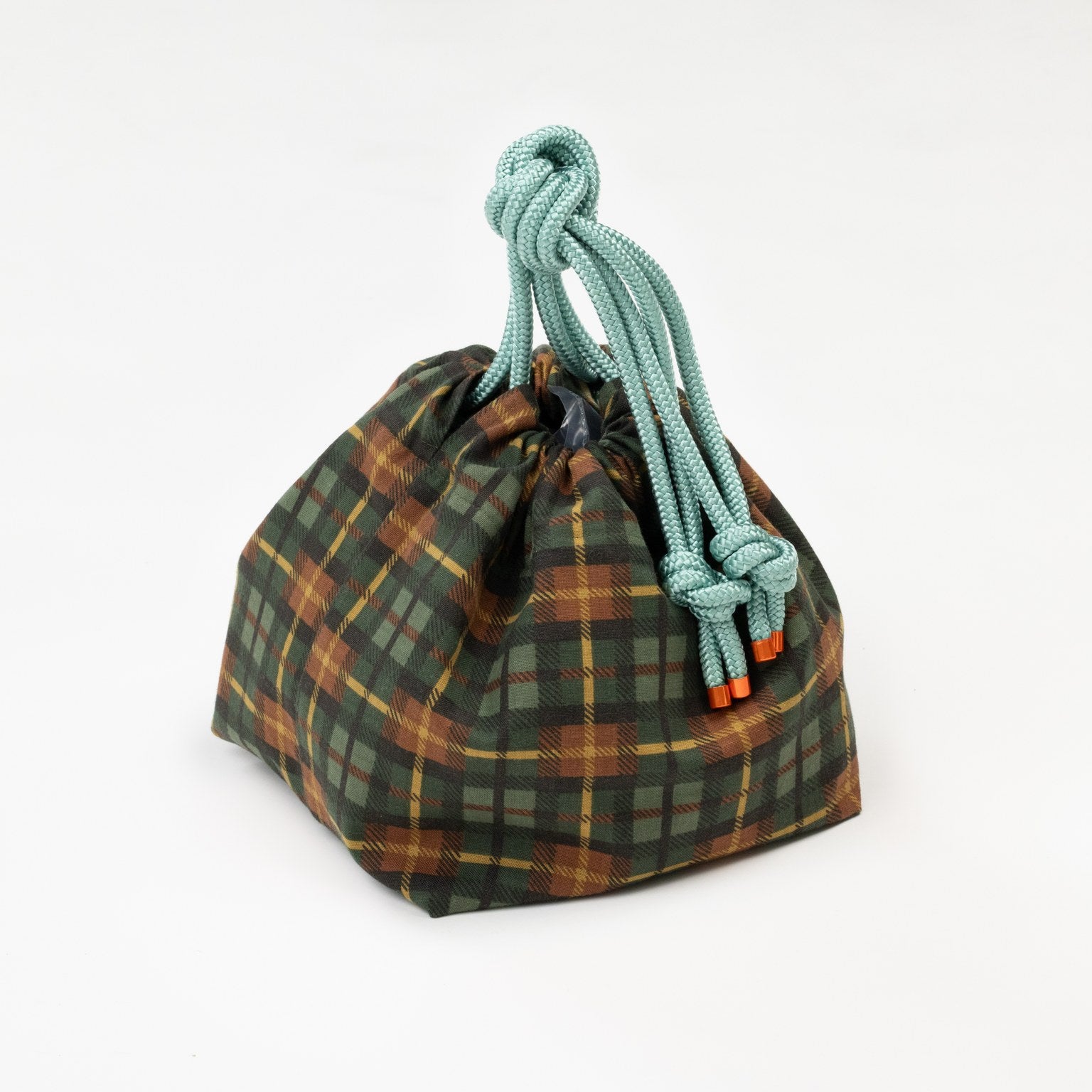 Pouch Green Check - Juslin Maunula