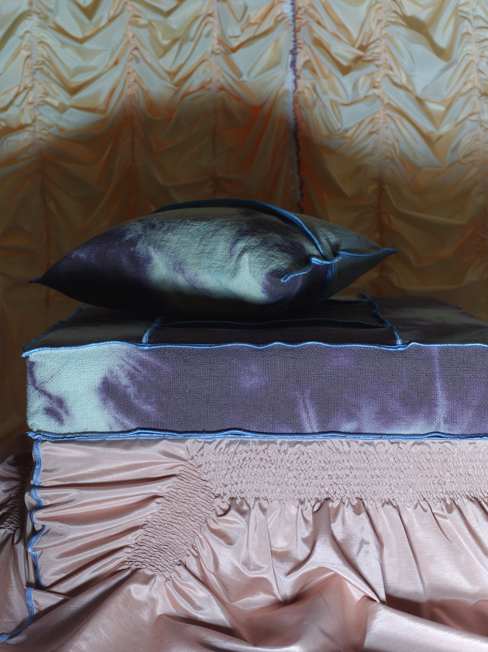 Juslin Maunula floor pouf and cushion
